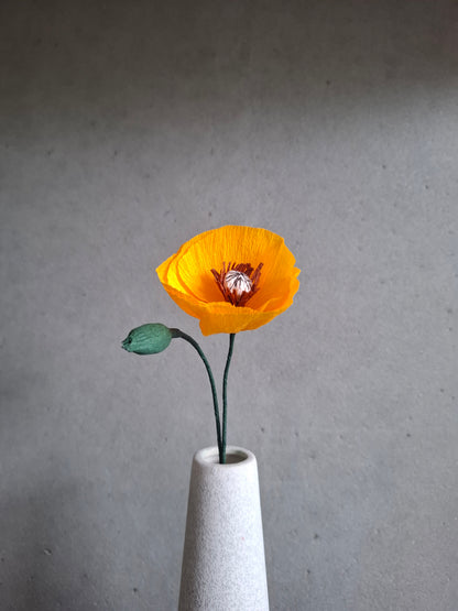 Poppy with Bud